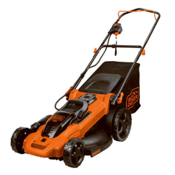 Black & Decker® BEMW482BH Corded Lawn Mower with 6-Setting, 17", 12 Amp