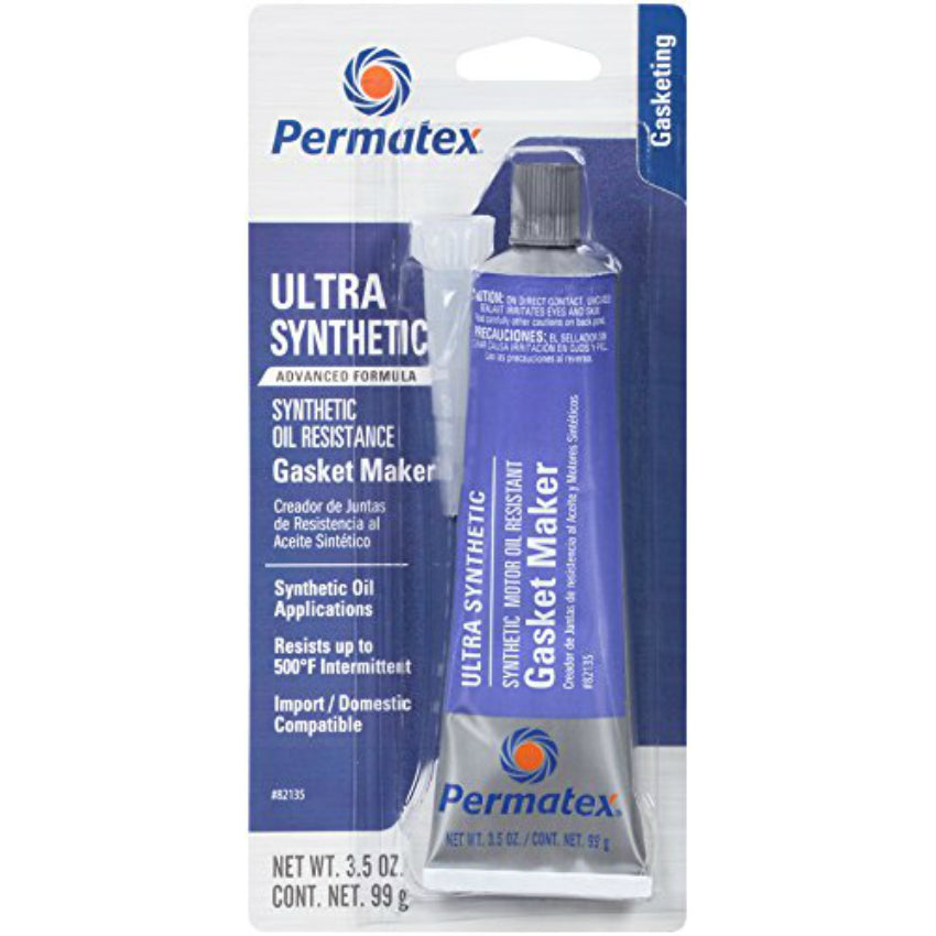 Permatex® 82135 Ultra Synthetic RTV Gasket Maker, 3.5 Oz