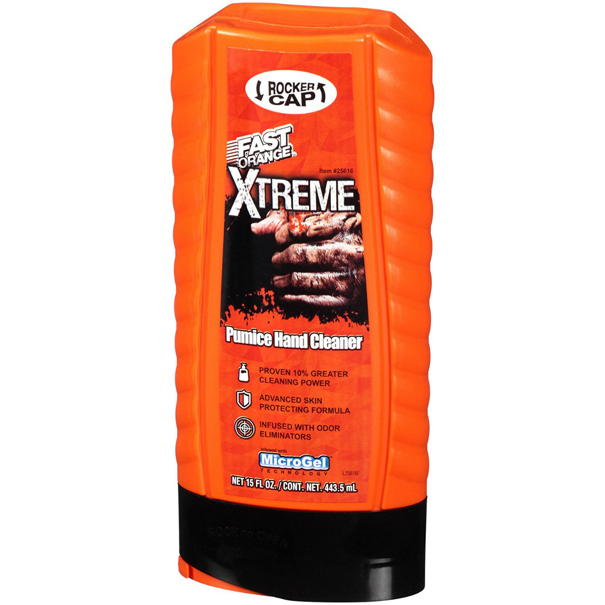 Fast Orange® 25616 Xtreme Professional Grade Hand Cleaner w/ Rocker Cap™, 15 Oz