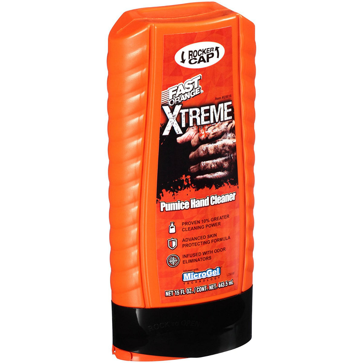 Fast Orange® 25616 Xtreme Professional Grade Hand Cleaner w/ Rocker Cap™, 15 Oz
