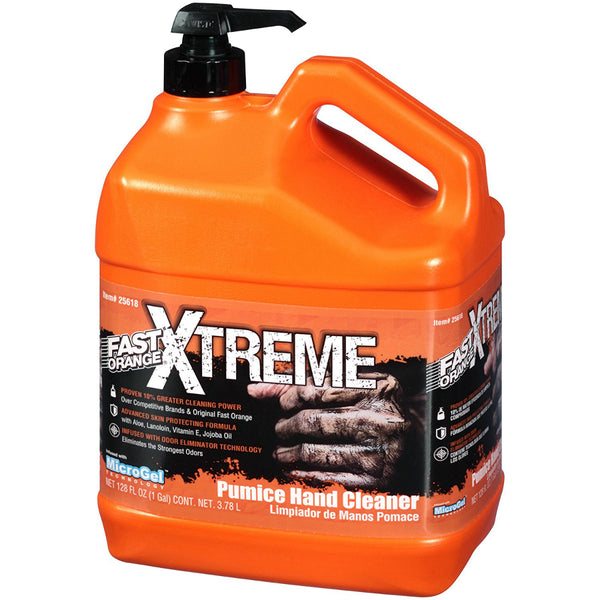 Fast Orange® 25618 Xtreme Professional Grade Hand Cleaner w/ Pump, 1-Gallon