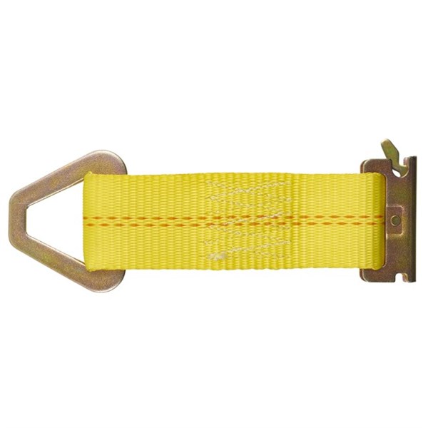Keeper® 47801 E-Track Tie Off Strap with Stamped D-Ring, 7"