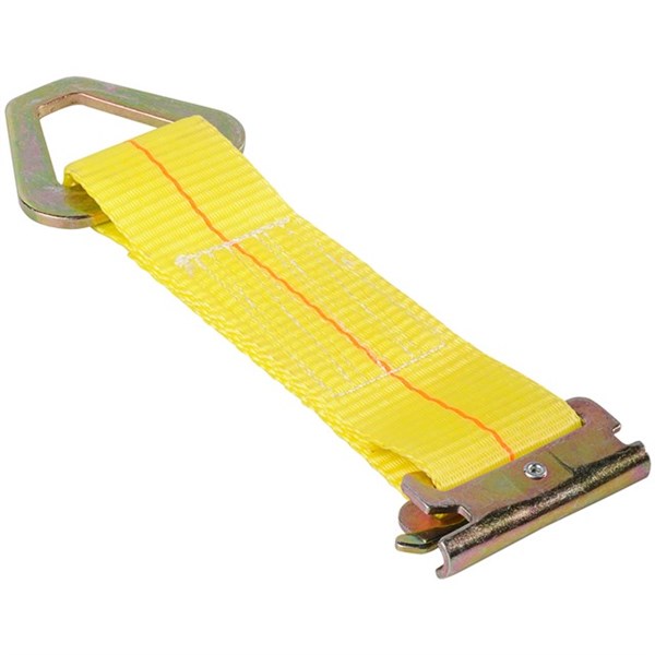 Keeper® 47801 E-Track Tie Off Strap with Stamped D-Ring, 7"