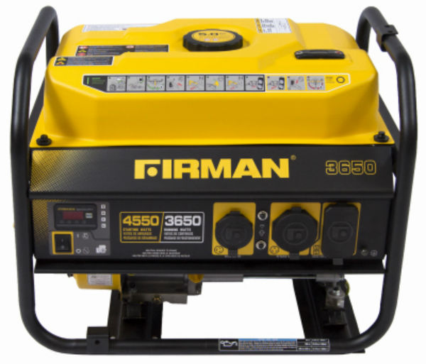 Firman® P03601 Performance Series Portable Generator, 3650W/4550W