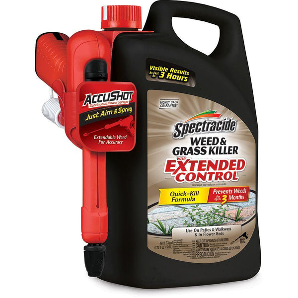 Spectracide HG-96385 Weed & Grass Killer w/AccuShot Extended Control, 1.33 Gal