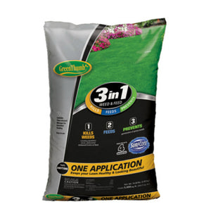 Green Thumb® GT23610 3-In-1 Weed & Feed & Crabgrass Preventer, 5000 Sq.Ft.