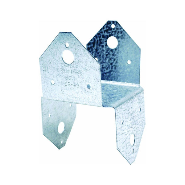 Simpson Strong-Tie BC4 Galvanized Post Cap & Base,18 Gauge Steel