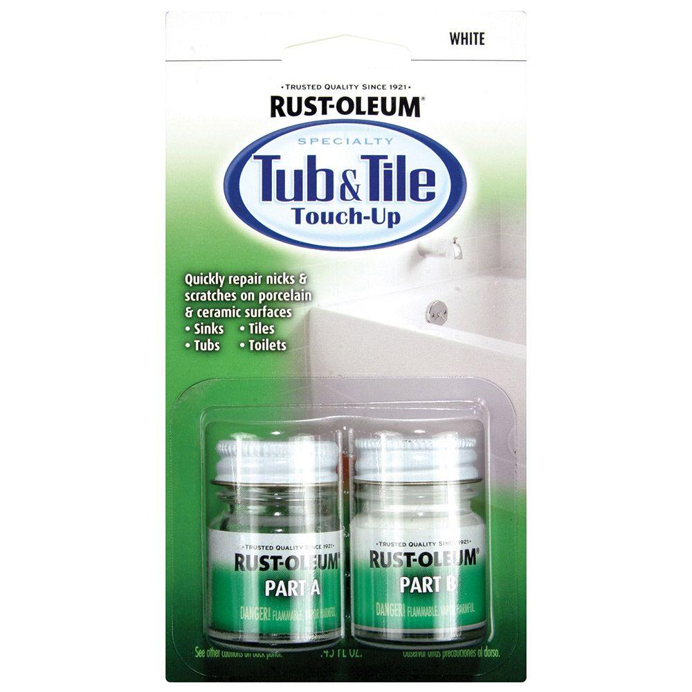 Rust-Oleum® 244166 Specialty Tub & Tile Touch-Up 2-Part Kit, White