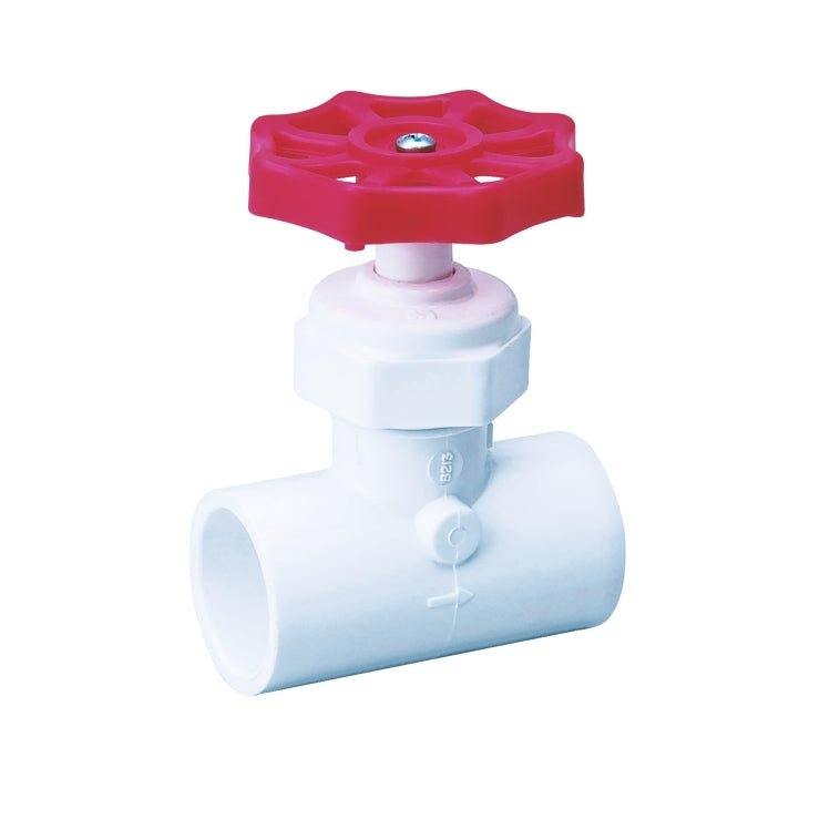 ProLine® 105-404 PVC Solvent Weld Stop Valve, 100 PSI, 3/4"