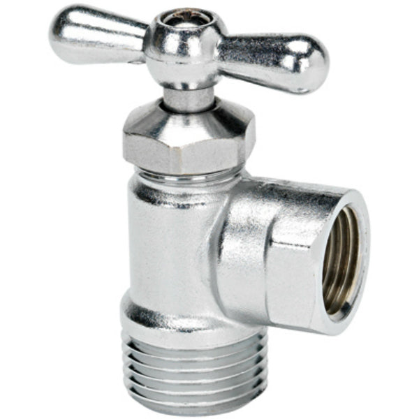 ProLine® 102-202 Top Operated Washing Machine Valve, Chrome Plated Brass, 1/2"