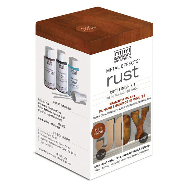 Modern Masters® 306293 Metal Effects® Oxidizing Finish Kit, Rust, 2 Oz