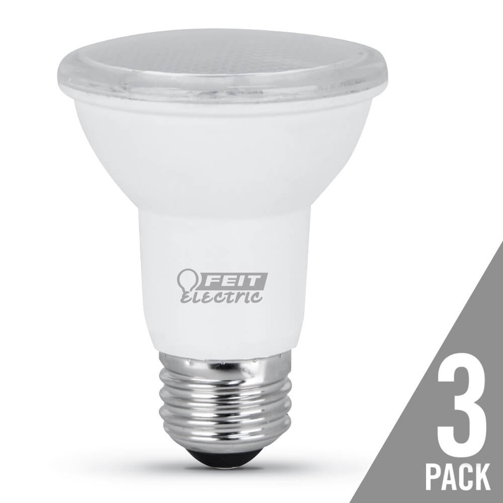 Feit Electric® PAR2050/10KLED/3 Non-Dimmable PAR20 LED Light Bulb, 7W, 3-Pack