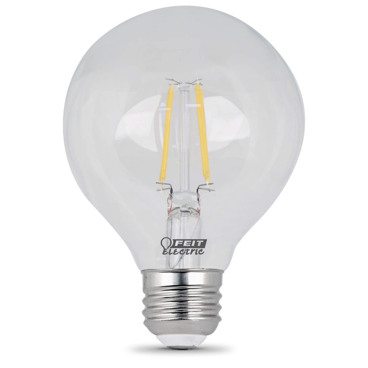 Feit Electric® BPG2560/850/LED Dimmable LED G25 Globe Bulb, Clear, 5000K, 5W