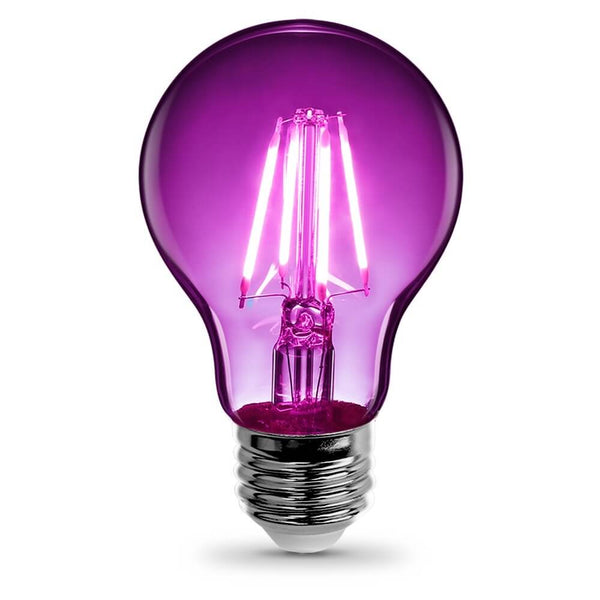 Feit Electric® A19/TP/LED Clear Glass Purple LED Bulb, A19, 4.5 Watts