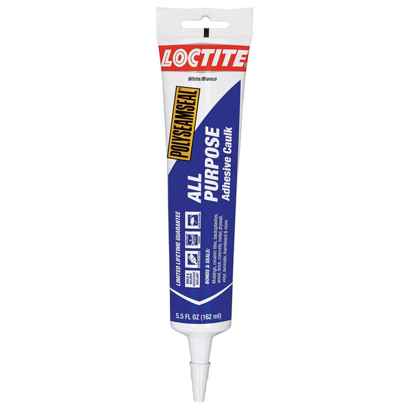 Loctite® 2139006 Polyseamseal® All Purpose Adhesive Caulk, White, 5.5 Oz