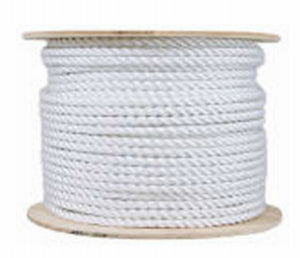 Mibro 644381 Twisted Cotton Rope Reel, Natural Color, 120 Lb, 1/2" x 200'