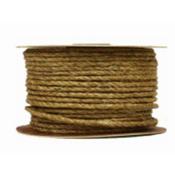 Mibro 644451TV Natural Twisted Sisal Rope, 1/2" x 250'