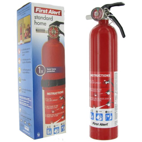 First Alert® HOME1 Rechargeable Home Fire Extinguisher UL Rated 1-A 10-B:C, 2.5 Lb