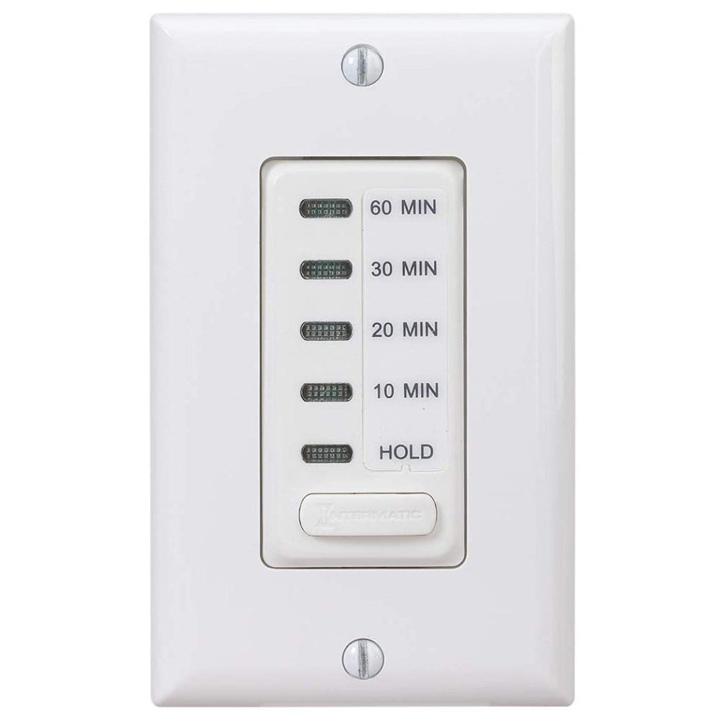Intermatic EI210W Electronic Auto-Off Countdown Timer with Preset Times, White