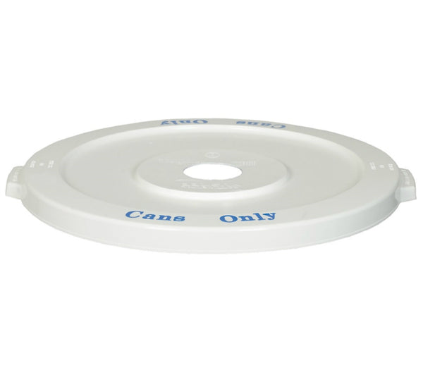 Huskee 3201-1 Commercial Recycle Container Lid, White