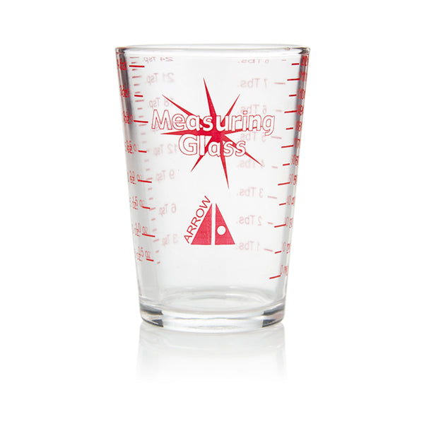 Arrow Plastic 00835 Heavy Duty Measuring Glass, 4 Oz, Assorted Colors