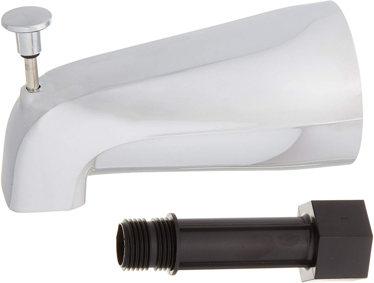 Alsons 1076160PK Universal Diverter Tub Spout, Chrome Finish