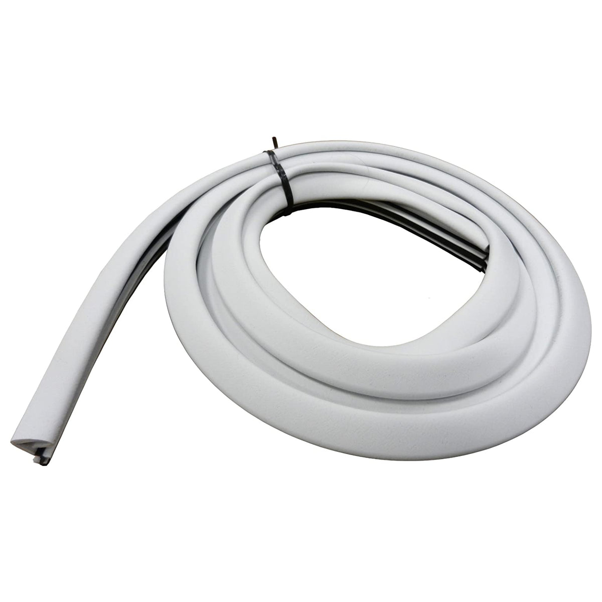 MD Building 91890 Platinum Collection Replacement Door Weatherstrip, White, 84"