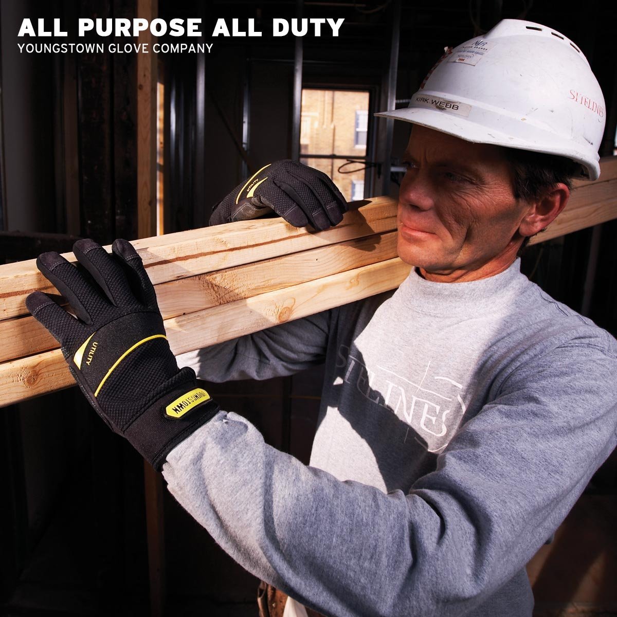 Youngstown 03-3060-80-M General Utility Plus All Purpose Work Gloves, Medium