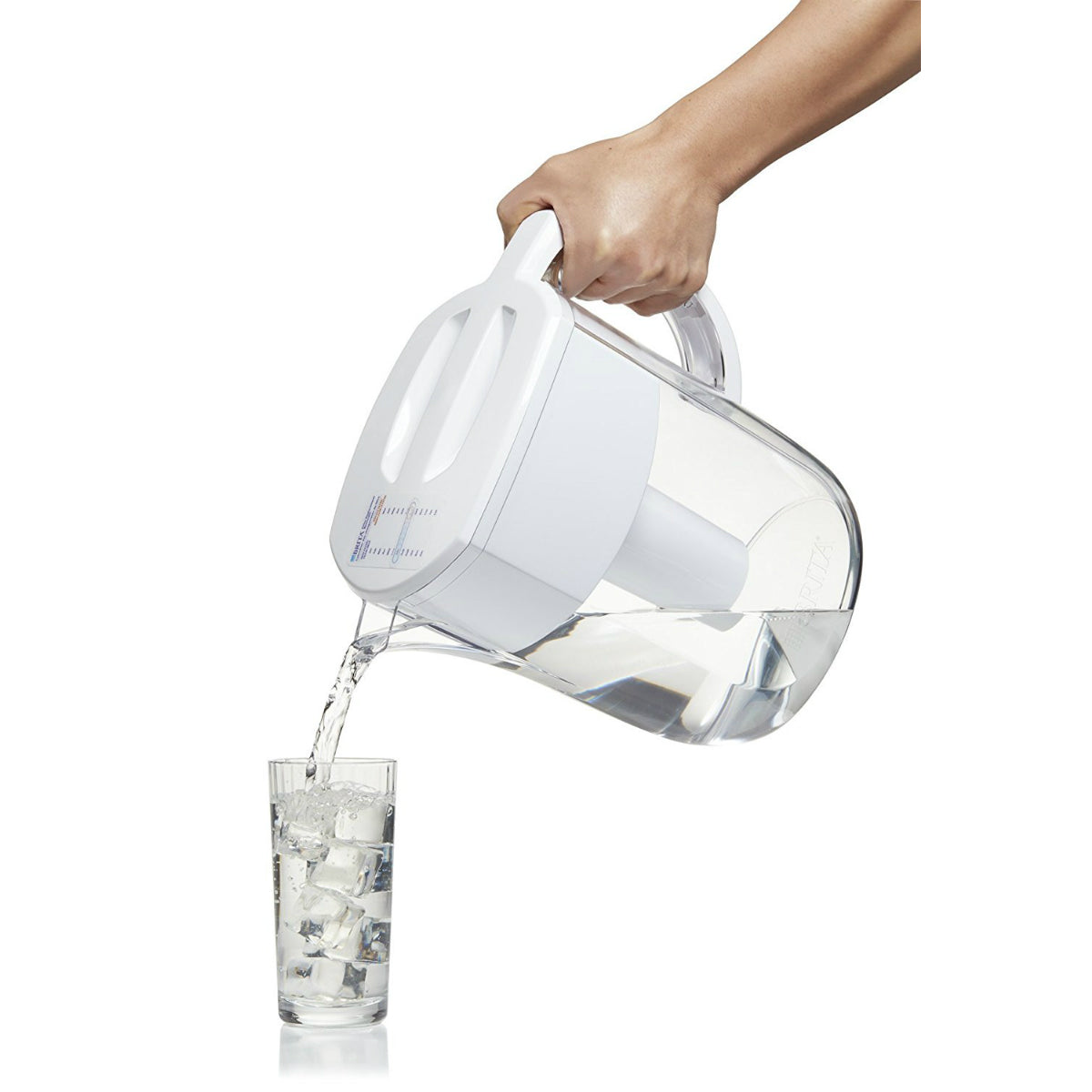 Brita 35509 Everyday Water Filter Pitcher, Clear/White, 10-Cup Capacity