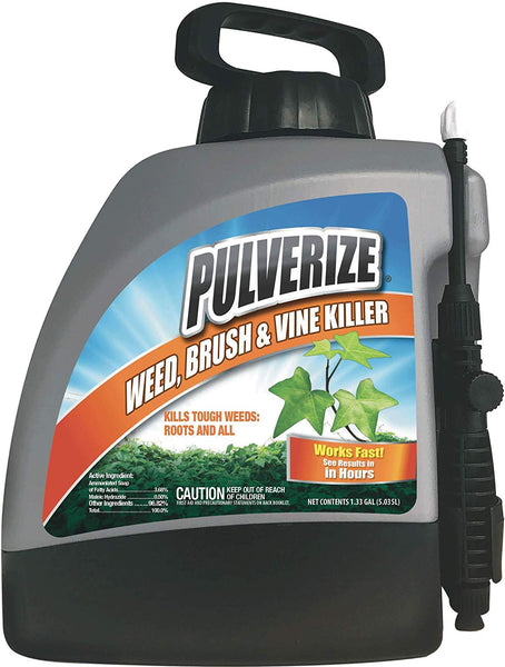 Pulverize PZBV-PS-133 Weed ,Brush & Vine Killer Pump Sprayer, 1.33 Gallon