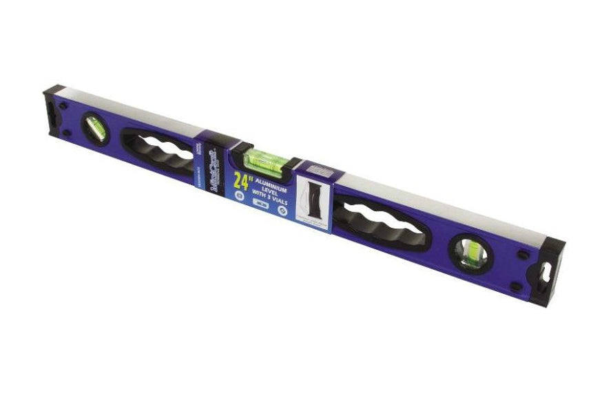 Mintcraft JL-LV243L Heavy Duty 3-Vials Aluminum Level, 24"