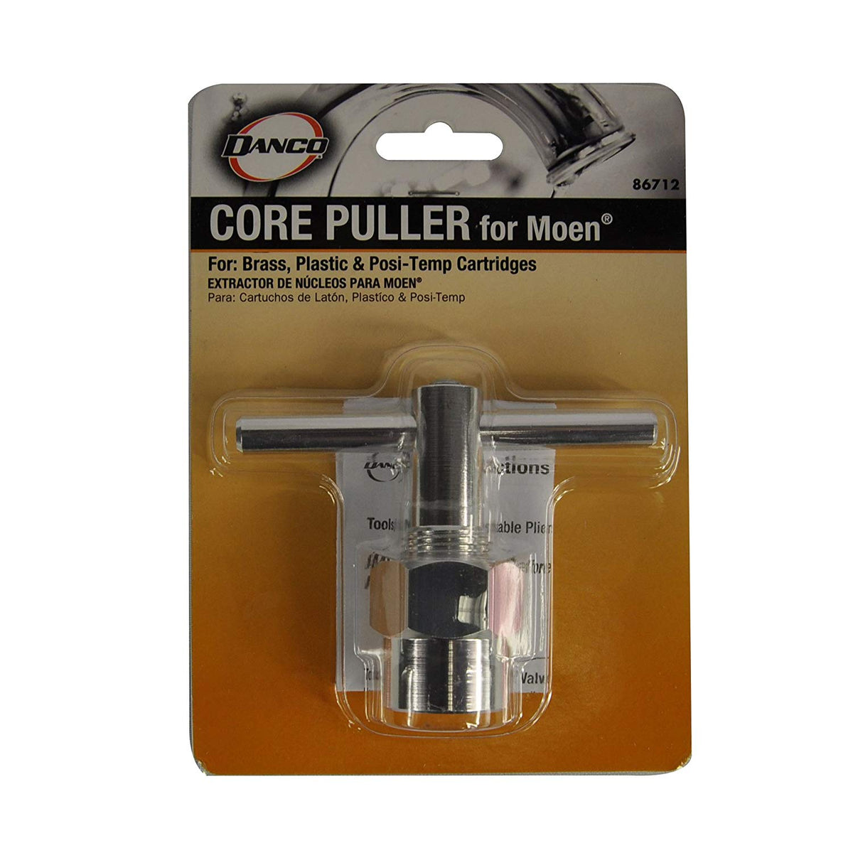 Danco 86712 Cartridge Puller for Moen, Steel