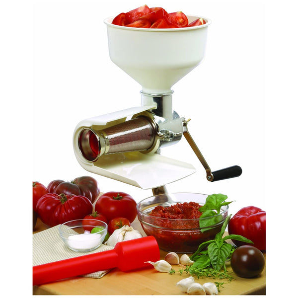 Norpro 1951 Original Sauce Master Food Strainer, 3-Qt Capacity, White
