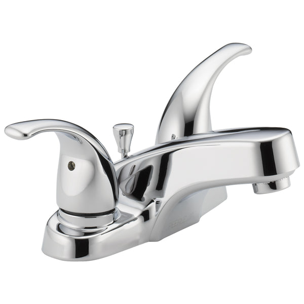 Peerless P299628LF Two Handle Lavatory Faucet, Chrome Finish