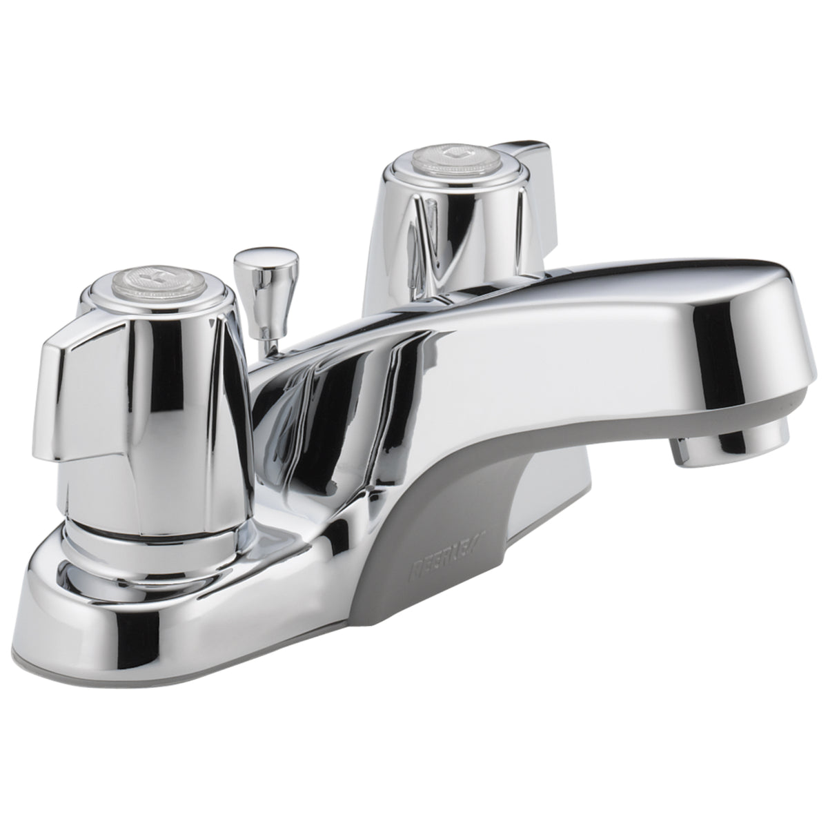 Peerless P246LF Classic Two Handle Lavatory Faucet, Chrome Finish
