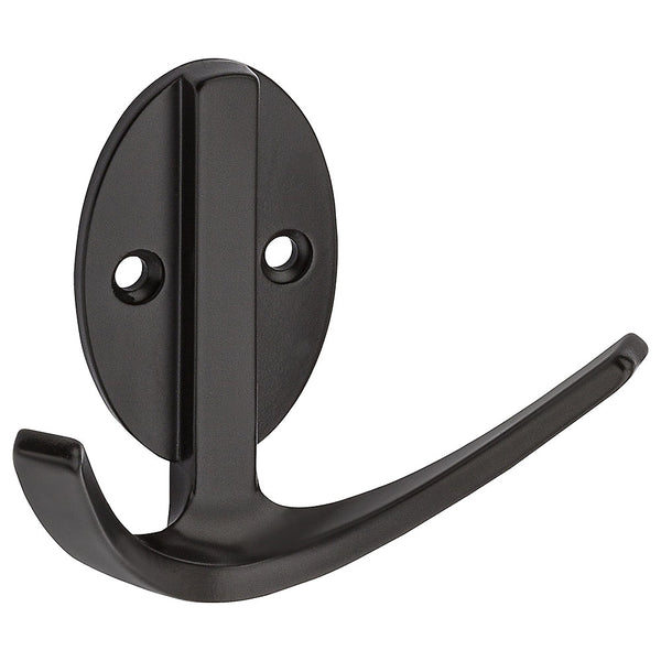 National Hardware N807-004 Modern Double Robe Hook, Oil Rubbed Bronze, 3"