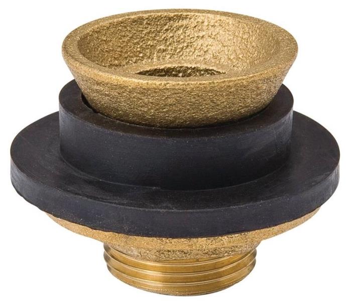 B & K 150-209 Closet Spud, Brass, 2" x 2"