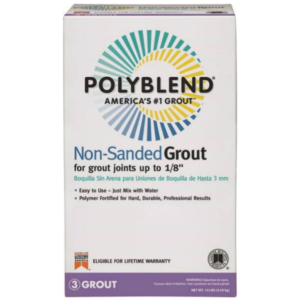 Polyblend® PBG38010 Non-Sanded Tile Grout, #380 Haystack, 10 Lbs