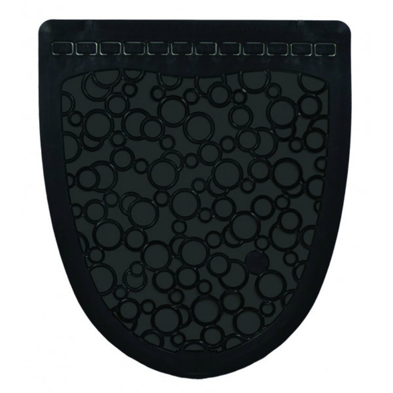 Fresh Products PSUM-F-00 P- Shield Urinal Mat, 2.0, Black on Black