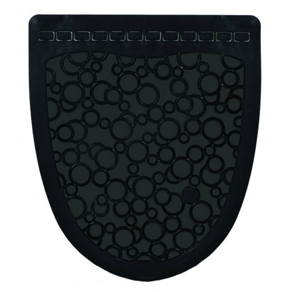 Fresh Products PSUM-F-00 P- Shield Urinal Mat, 2.0, Black on Black