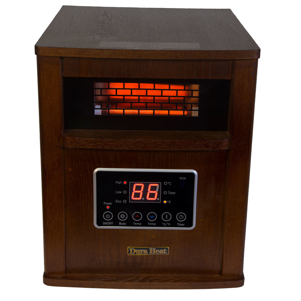 Comfort Glow QEH1410 Infrared Quartz Heater, 1500 Watts, Oak Finish