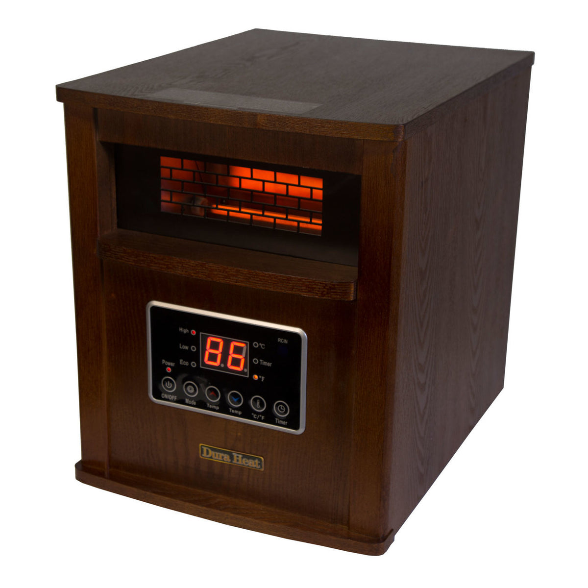 Comfort Glow QEH1410 Infrared Quartz Heater, 1500 Watts, Oak Finish