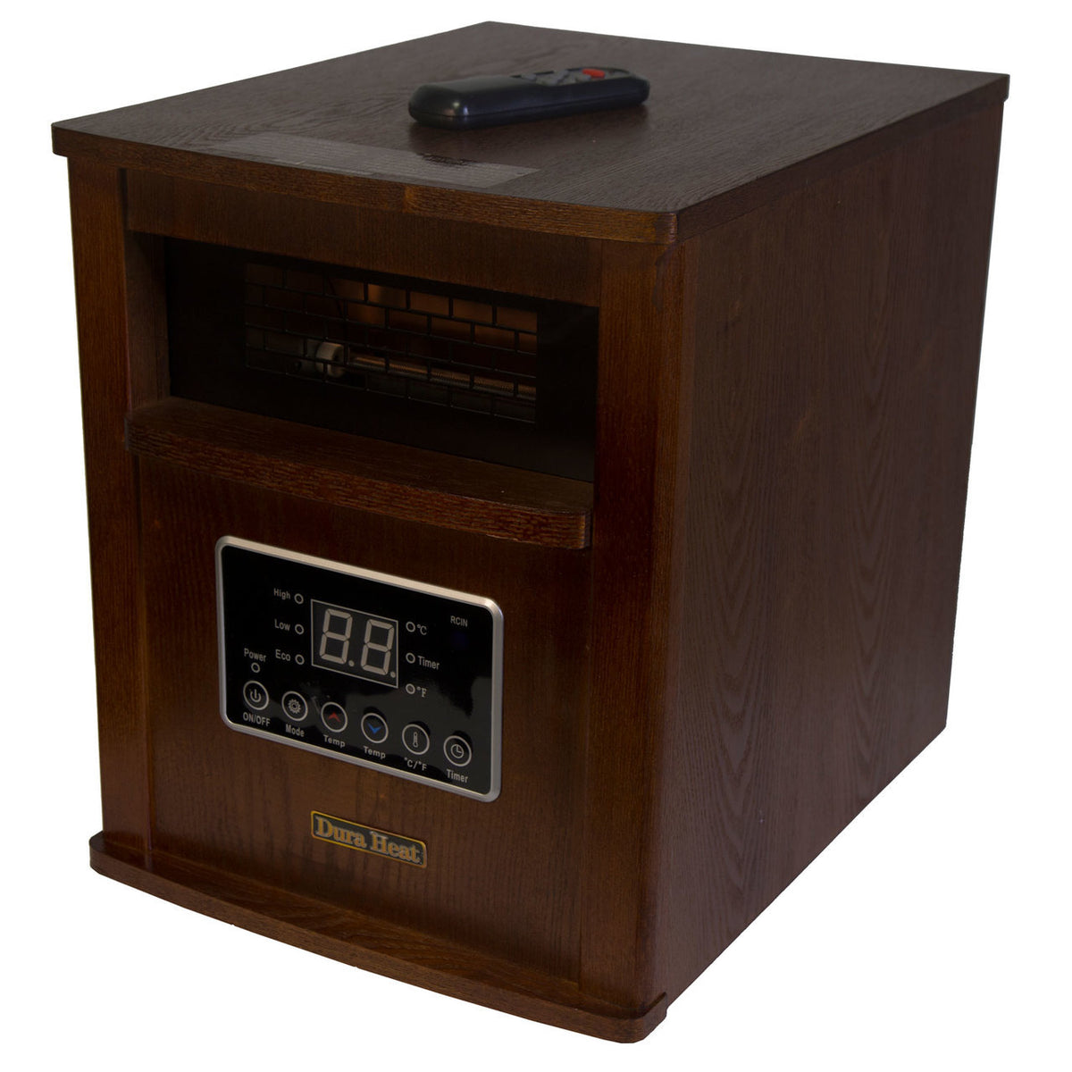 Comfort Glow QEH1410 Infrared Quartz Heater, 1500 Watts, Oak Finish
