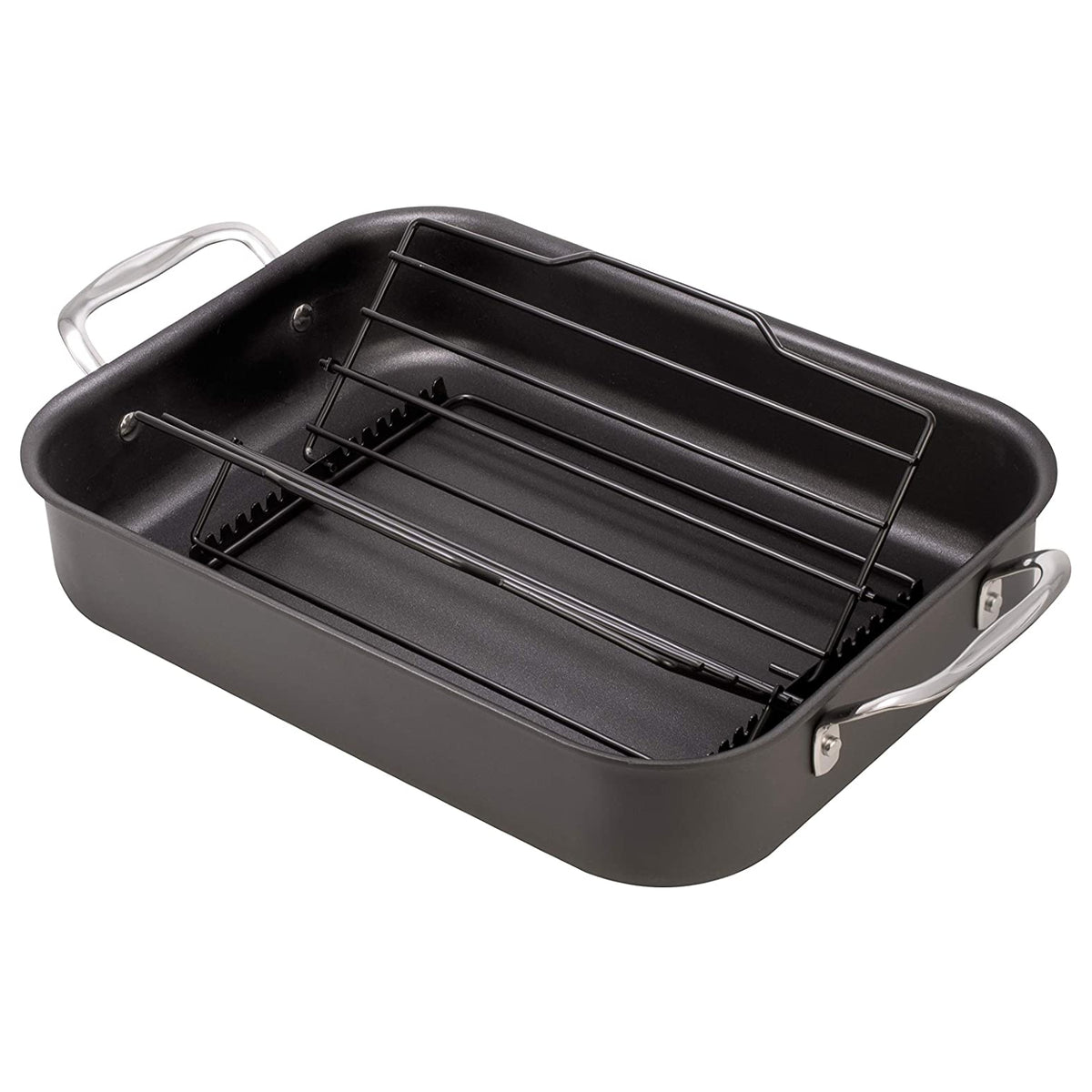 HIC 43183 Adjustable Roasting Rack, Nonstick, 10" x 9-1/4"