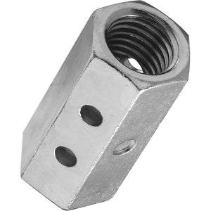 National Hardware 182725 Steel Coarse Thread Coupler, Zinc Plated, 3/4 x 10