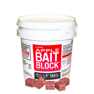 JT Eaton 709AP Apple Flavor Bait Block Rodenticide, For Mice and Rats, 9 Lb