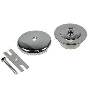 Danco 88966 Universal Lift & Turn Tub Drain Trim Kit with Overflow, Chrome