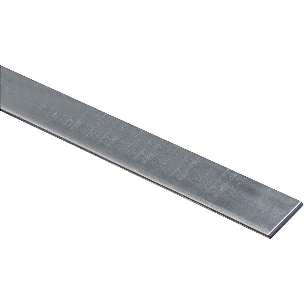 National Hardware 180026 Solid Galvanized Steel Flat Bar, 12-Gauge, 1" x 48"