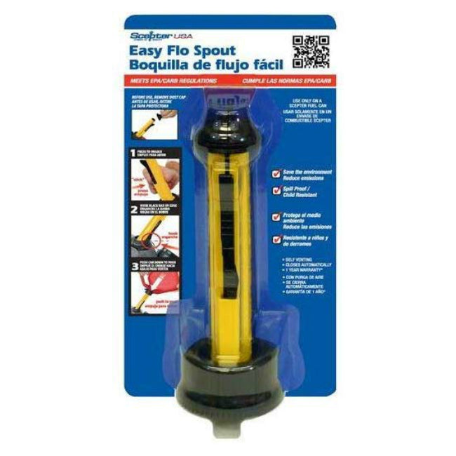 Scepter 00072 Stop Flow Spout, Black, 6-3/4 in