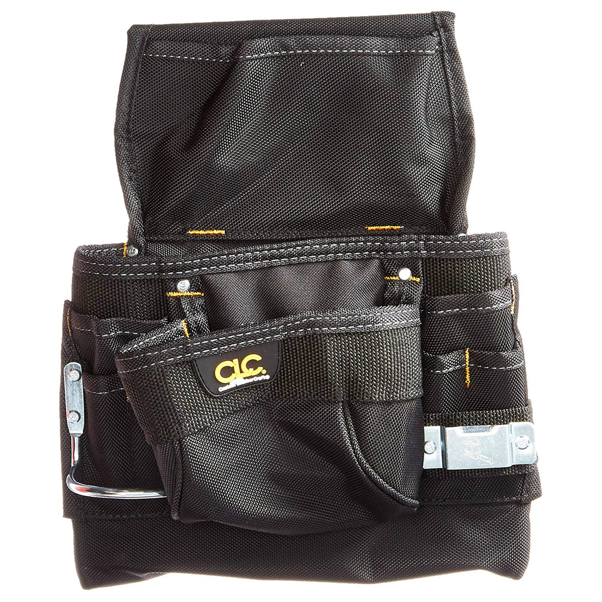 CLC 5833  Pro Framer Heavy-Duty Ballistic Fabric Nail & Tool Bag, 9 Pockets